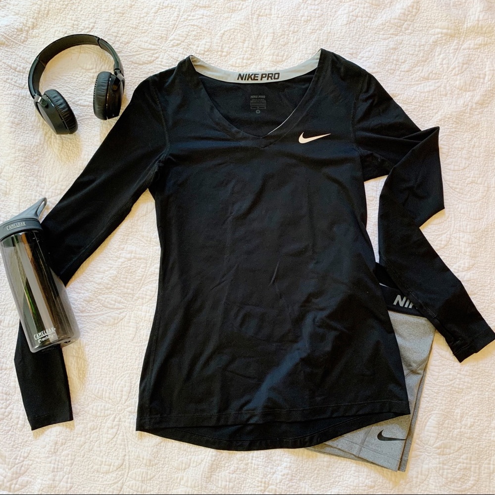 Nike Pro long sleeve exercise top